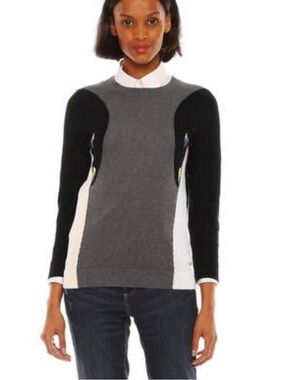 Joe Fresh Penguin Sweater Black/Gray L